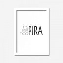 Ver imagem 1 de Quadro Decorativo Inspira, Respira, Não Pira 45cmx33cm Los Quadros