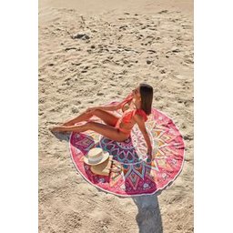 TOALHA AVELUDADA ESTAMPADA MANTRA 1,55 M 1,55M, ESTAMPADA - 1