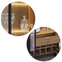 Ver imagem 4 de Cristaleira Guanabara com 2 Portas de Vidro - Castanho/preto