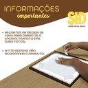 Ver imagem 7 de Kit Quadro Porta Retrato 32X32 - Foto 20X20 - Paspatur Branco:Moldura Freijo/Kit com 9 Unidades