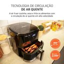 Ver imagem 6 de Fritadeira sem Óleo Mondial Air Fryer Digital 5l Preto 2000w 127v - Af-50-dv