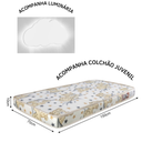 Ver imagem 2 de Cama Juvenil Mavi Infantil + Colchão + Luminária