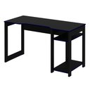 Ver imagem 1 de Mesa Gamer com 1 Prateleira Preto com Vermelho Tecnomobili Me4152 Cor: Preto/azul