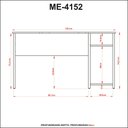 Ver imagem 7 de Mesa Gamer com 1 Prateleira Preto com Vermelho Tecnomobili Me4152 Cor: Preto/azul