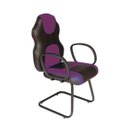 Ver imagem 3 de Cadeira Gamer Interlocutor Linha Gamer Racing Roxo