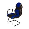 Cadeira Gamer Interlocutor Linha Gamer Racing Azul - 2