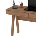 Ver mais imagens de Kit Escritório com Mesa Escrivaninha Balcão e Estante Am Cor:amêndoa