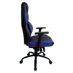 Cadeira Gamer com Almofada Linha Gamer Racing Azul - 3