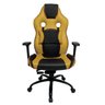 Cadeira Gamer com Almofada Linha Gamer Racing Amarelo - 5