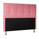 Ver imagem 6 de Kit Cabeceira e Calçadeira Baú Casal 1,40m Roma Suede Rosa - Pallazio