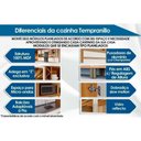 Ver imagem 2 de Armário de Geladeira P- Cozinha Tempranillo C- 2 Portas 80cm Amendoa-off White - Ronipa