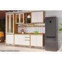 Ver imagem 5 de Armário de Geladeira P- Cozinha Tempranillo C- 2 Portas 80cm Amendoa-off White - Ronipa