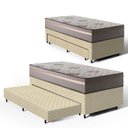 Ver imagem 1 de Cama Box com Colchão de Espuma D33 Millenium One Face + Auxiliar de Espuma Unique Solteiro 88cm