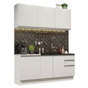 Ver imagem 3 de Armário de Cozinha Compacta 180cm Branco Glamy Madesa 05