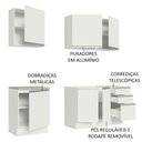 Ver imagem 5 de Armário de Cozinha Compacta 180cm Branco Glamy Madesa 05