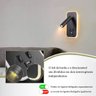 2 Arandela Spot Leitura Foco Móvel Led Interruptor Usb Bet78 - 9