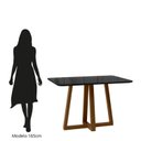Ver imagem 5 de Conjunto Sala de Jantar 4 Cadeiras Livia Preto/Âmbar
