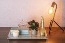 Ver imagem 2 de Aparador Decorativo de Vidro Branco Perolizado 54cm - Forma