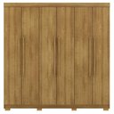 Ver imagem 1 de Guarda Roupa Casal 6 Portas 2 Gavetas 218 Cm 10037 Vlr Nature