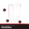 Dispenser Porta Toucas ou Propés em Acrílico Grande - 5