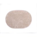 Ver imagem 1 de Tapete Banheiro Antiderrapante Cherry Oval Champanhe 0,50x0,70m