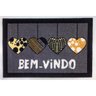 Tapete de Entrada Home Fun 40cmx60cm Colorful Bella Casa - 1