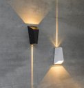 Ver imagem 1 de Arandela LED Mid Facho Duplo Aberto/Fechado Externo 3000K Quente 10W Bivolt 17,5x10,9x6,3cm Alumí