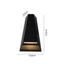 Ver imagem 3 de Arandela LED Mid Facho Duplo Aberto/Fechado Externo 3000K Quente 10W Bivolt 17,5x10,9x6,3cm Alumí