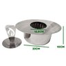 Lareira Ecológica Inox Redonda a álcool etanol - 4