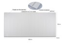Ver imagem 4 de Cabeceira Queen Ripada MDF Modular 90x168cm sem Furos 3M:Branco