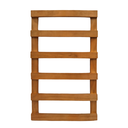 Ver imagem 3 de Kit 6 Treliças Jardim Vertical Pinus 30x50 Cm Stain Mogno