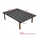 Ver imagem 5 de Kit Policarbonato Cinza Refletivo 6mm 4,00m X 6,00m - Perfis Naturais