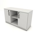 Ver imagem 3 de Armário Baixo para Escritório 120 Cm Linha de Alto Padrão