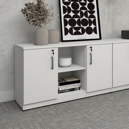 Armário Baixo para Escritório 120 Cm Linha de Alto Padrão - 1