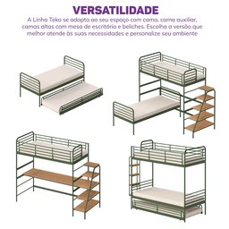 Beliche com Escada Lateral em Ferro Aço Carbono Tubular Teko Casatema - 9