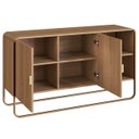 Ver imagem 6 de Buffet Aparador para Sala 135cm 2 Portas Mario Hanover/dourado A10 - Mpozenato