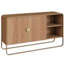 Ver imagem 2 de Buffet Aparador para Sala 135cm 2 Portas Mario Hanover/dourado A10 - Mpozenato