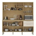 Ver imagem 3 de Cozinha Compacta com Tampo 182 Cm Mega Freijo Soft Ktp