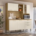 Ver imagem 1 de Cozinha Compacta com Tampo 182 Cm Mega Freijo Soft Ktp