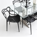 Ver imagem 4 de Kit 4 Cadeiras Allegra Polipropileno: Design Moderno para Sala de Jantar e Varanda