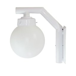 Arandela Solarium 210 Globo de Polietileno Branco - 1