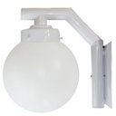 Ver imagem 1 de Arandela Solarium 215 Externa/Interna com Globo de Polietileno Branca