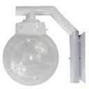 Ver imagem 1 de Arandela Solarium 215 Externa/Interna com Globo de Vidro Transparente 15x30 Branca