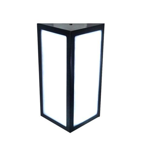 Arandela Quadrada Moderna em Aluminio 285 Preto