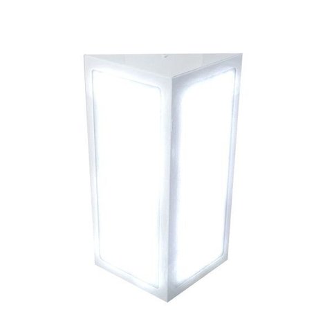 Arandela Quadrada Moderna em Aluminio 285 Branco