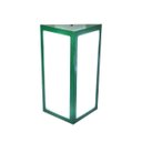 Ver imagem 1 de Arandela Quadrada Moderna em Aluminio 285 Verde