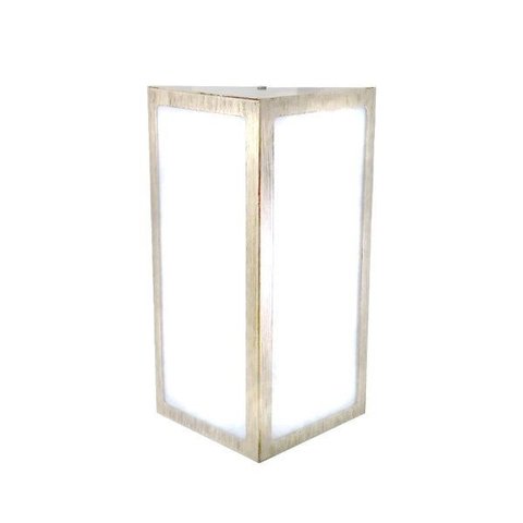 Arandela Quadrada Moderna em Aluminio 285 Ouro Velho