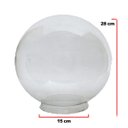 Ver imagem 2 de Arandela Solarium 215 Externa/Interna com Globo de Vidro Transparente 15x28 Branco