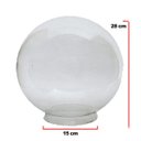 Ver imagem 2 de Arandela Solarium 215 Externa/interna com Globo de Vidro Transparente 15x28 Verde