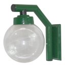 Ver imagem 1 de Arandela Solarium 215 Externa/interna com Globo de Vidro Transparente 15x28 Verde